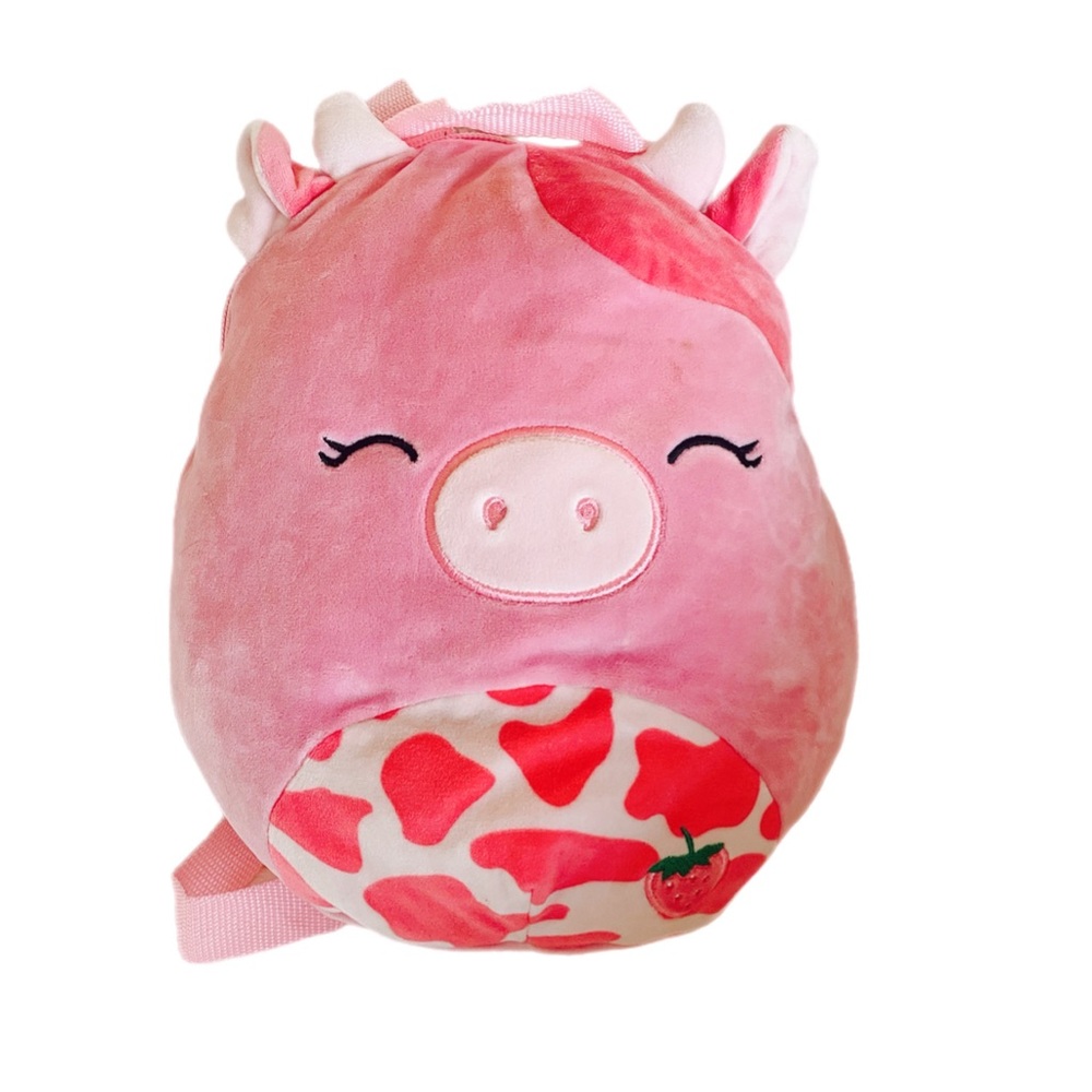 Calynda Squishmallow Pink Plush Backpack 12”